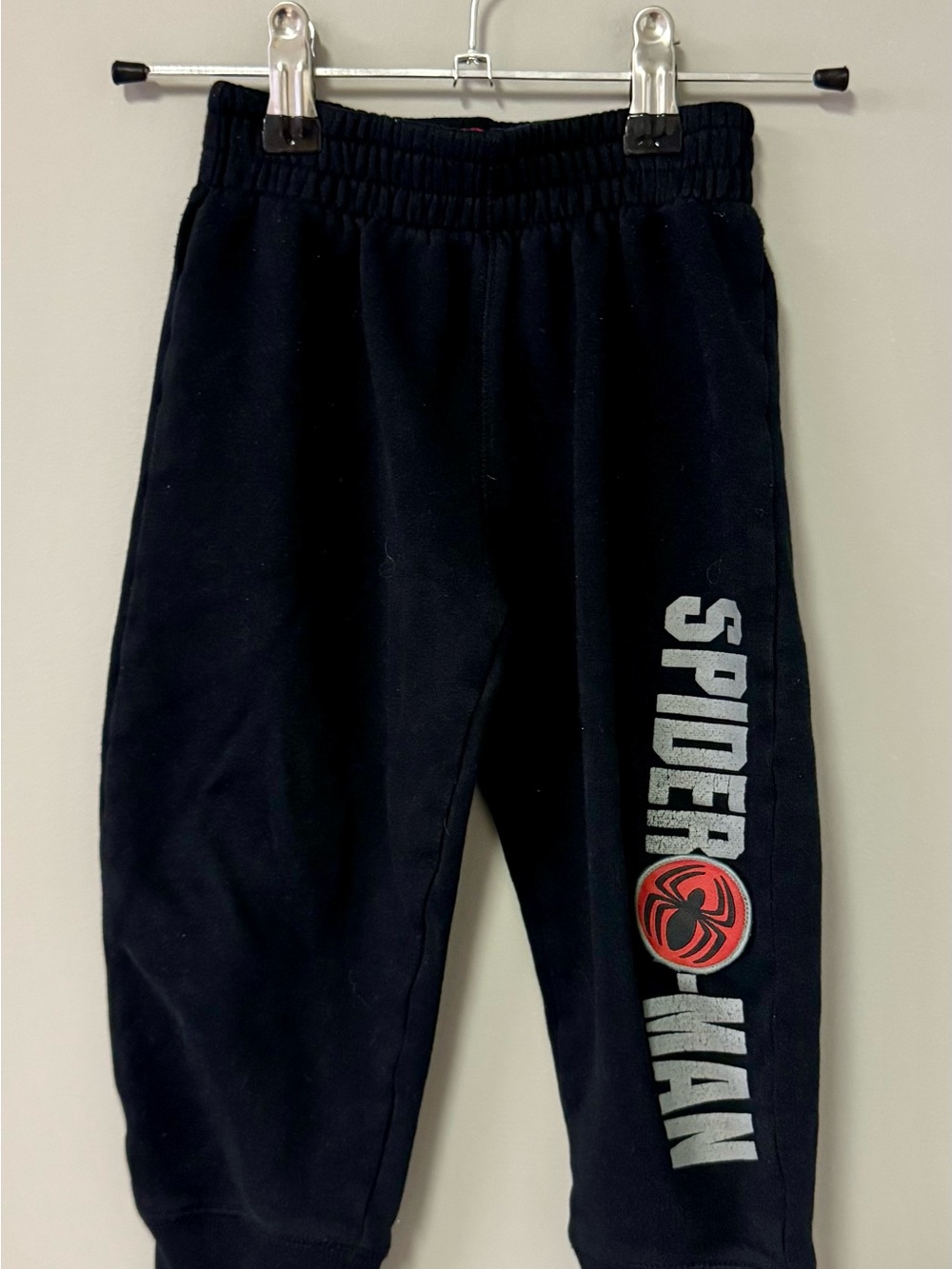 Marvel Black Sweatpants with Spider-Man Logo - Kids Joggers